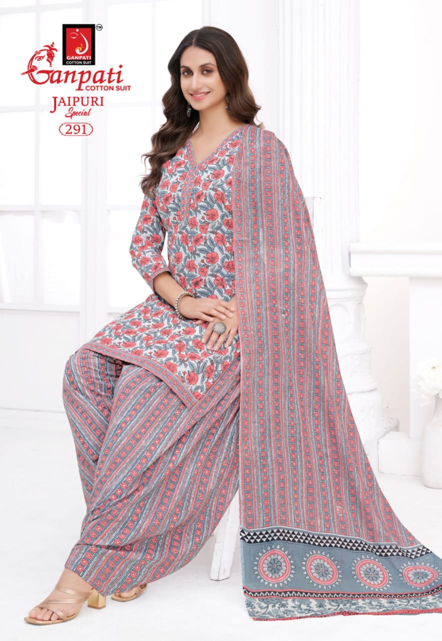 Jaipuri Patiyala Vol 13 By Ganpati Cotton Printed Dress Material Orders In India